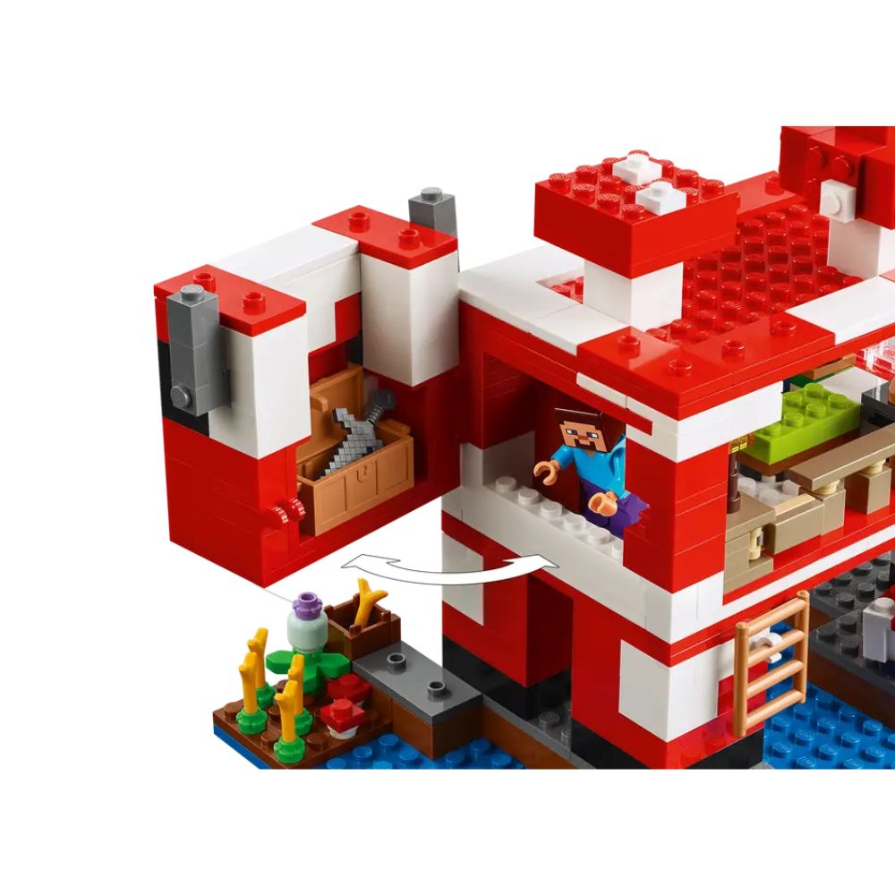 LEGO Minecraft The Mooshroom House 21270 - LEGO, LEGO Minecraft