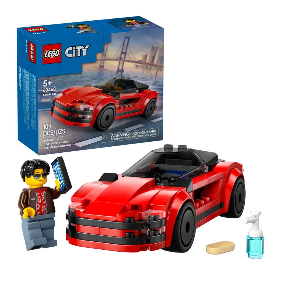 LEGO City Red Sports Car 60448 - LEGO, LEGO City