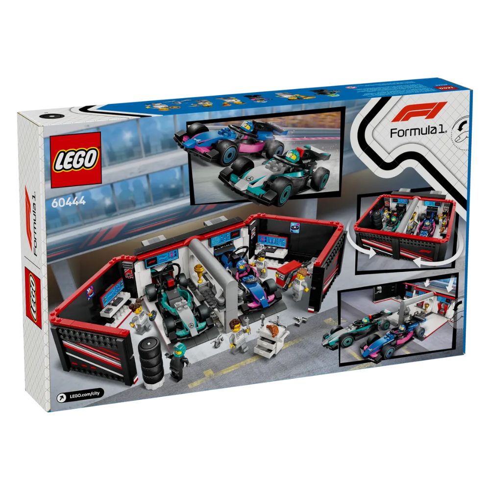 LEGO City F1 Garage & Mercedes-AMG & Alpine Cars 60444 - LEGO, LEGO City