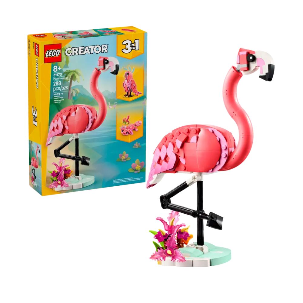 LEGO Creator 3in1 Wild Animals: Pink Flamingo 31170 - LEGO, LEGO Creator
