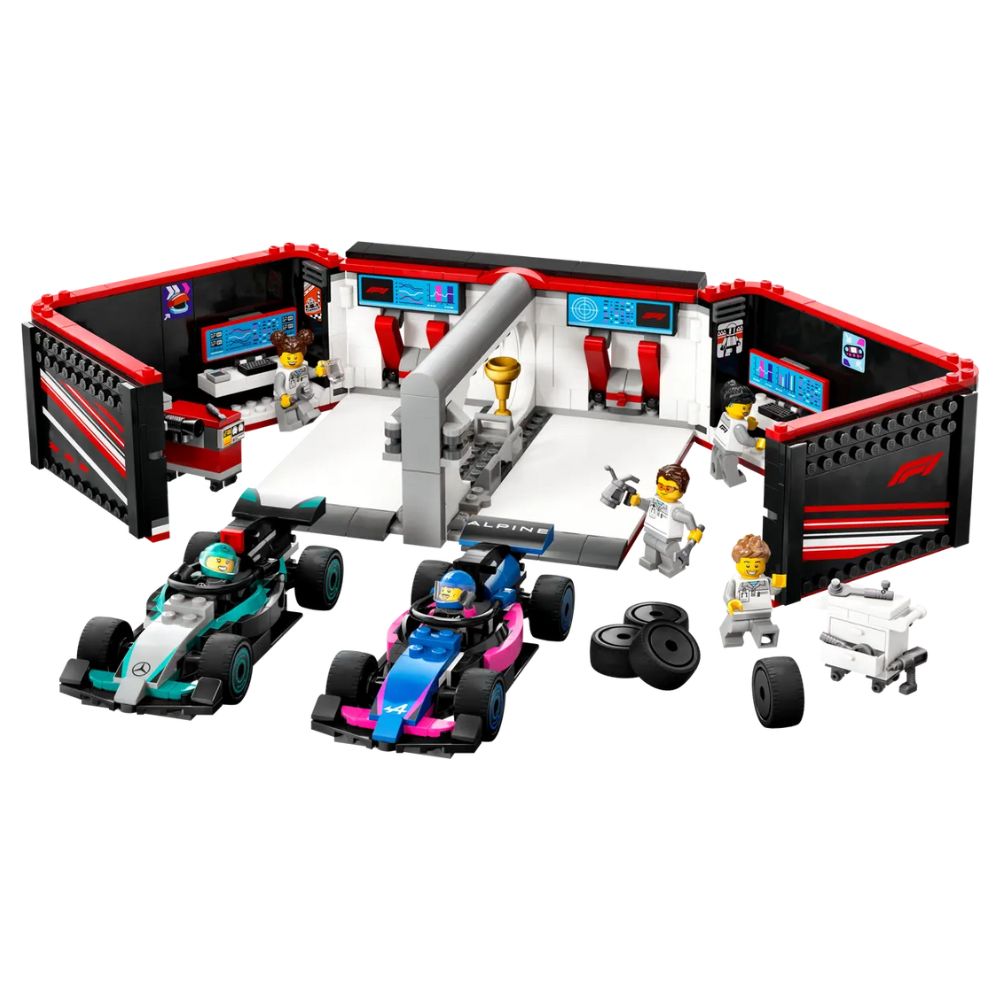 LEGO City F1 Garage & Mercedes-AMG & Alpine Cars 60444 - LEGO, LEGO City