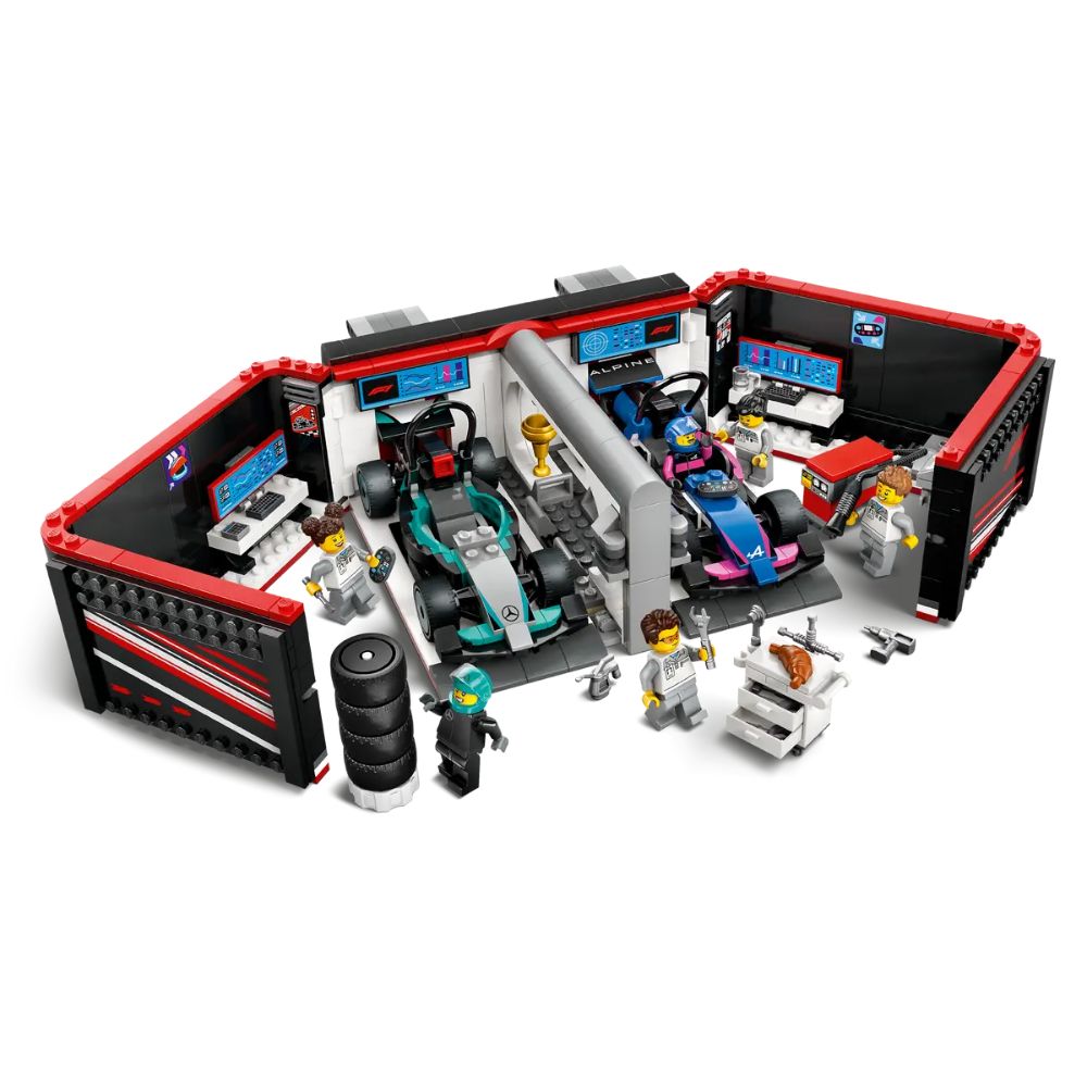 LEGO City F1 Garage & Mercedes-AMG & Alpine Cars 60444 - LEGO, LEGO City