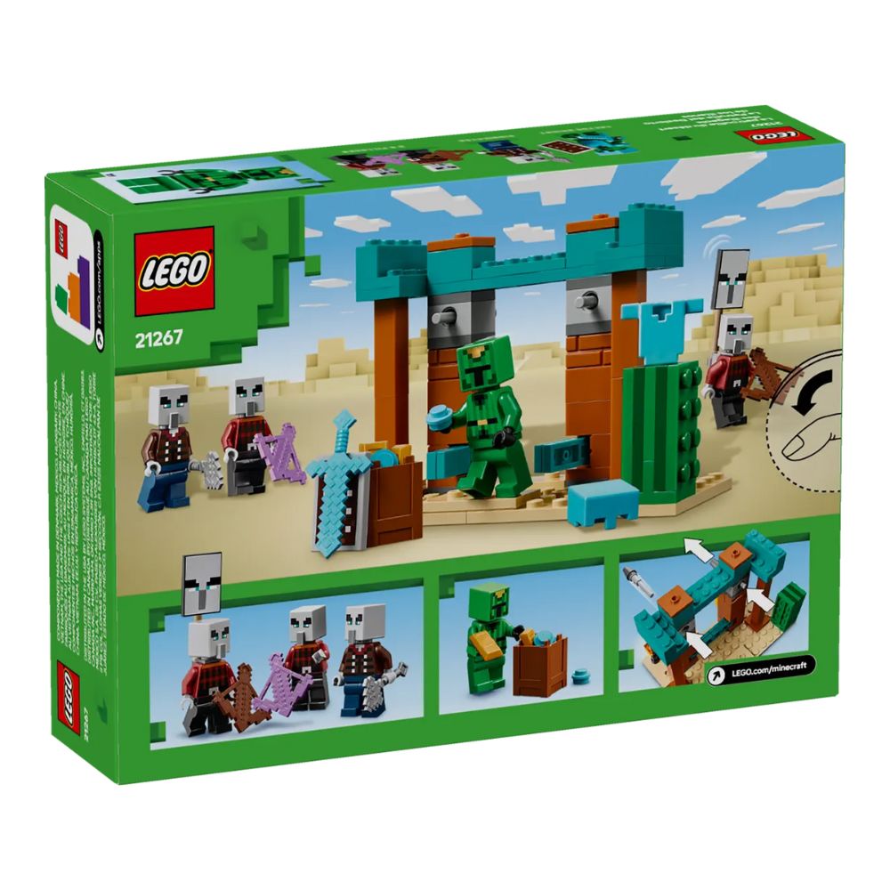 LEGO Minecraft The Illager Desert Patrol 21267 - LEGO, LEGO Minecraft