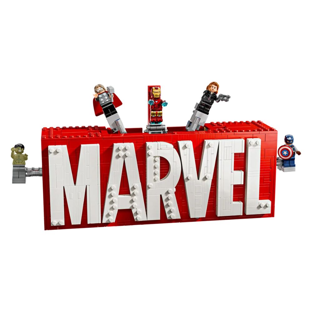 LEGO Super Heroes Marvel Logo & Minifigures 76313 - LEGO, LEGO Marvel Super Heroes