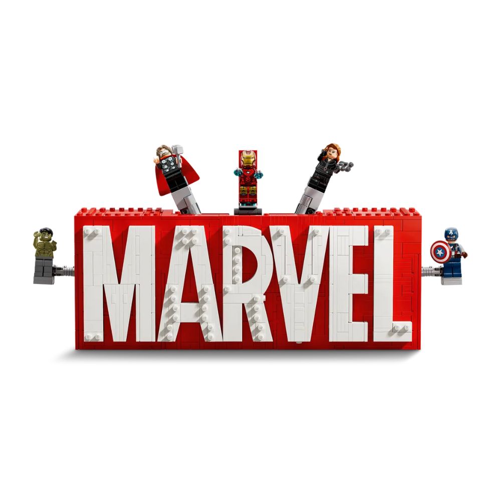 LEGO Super Heroes Marvel Logo & Minifigures 76313 - LEGO, LEGO Marvel Super Heroes