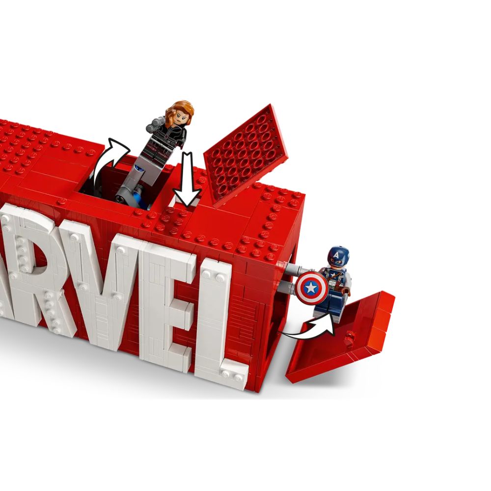 LEGO Super Heroes Marvel Logo & Minifigures 76313 - LEGO, LEGO Marvel Super Heroes