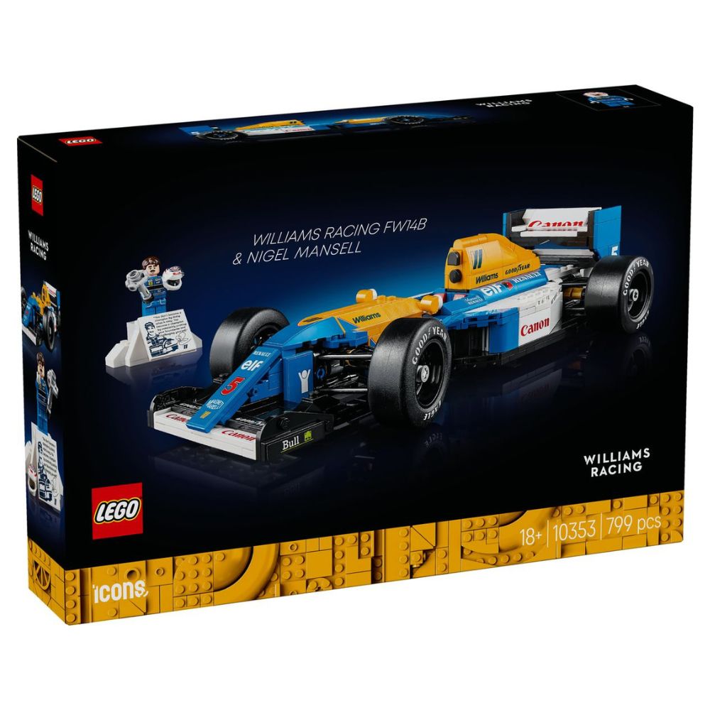 LEGO Icons Williams Racing FW14B & Nigel Mansell 10353 - LEGO, LEGO F1®, LEGO Icons
