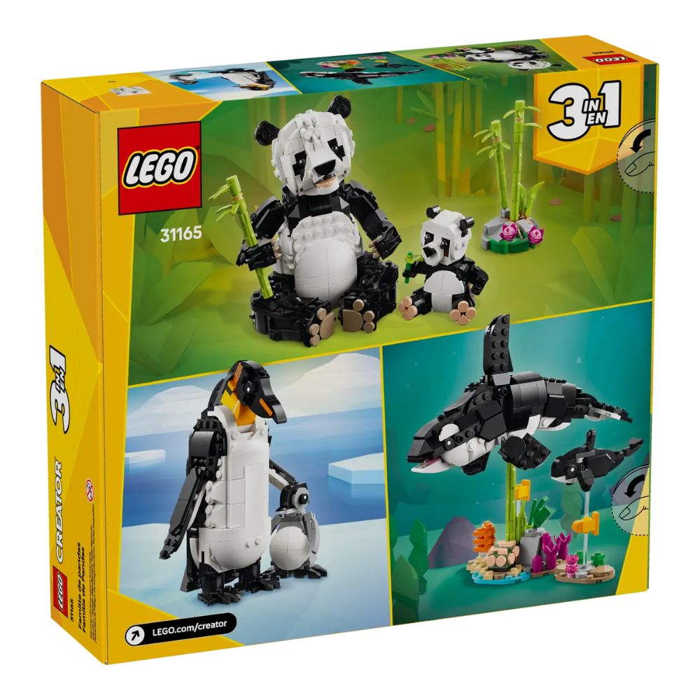 LEGO Creator 3in1 Wild Animals: Panda Family 31165 - LEGO, LEGO Creator