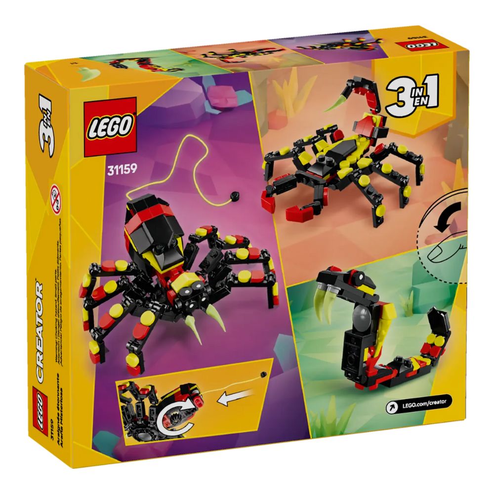 LEGO Creator 3in1 Wild Animals: Surprising Spider 31159 - LEGO, LEGO Creator