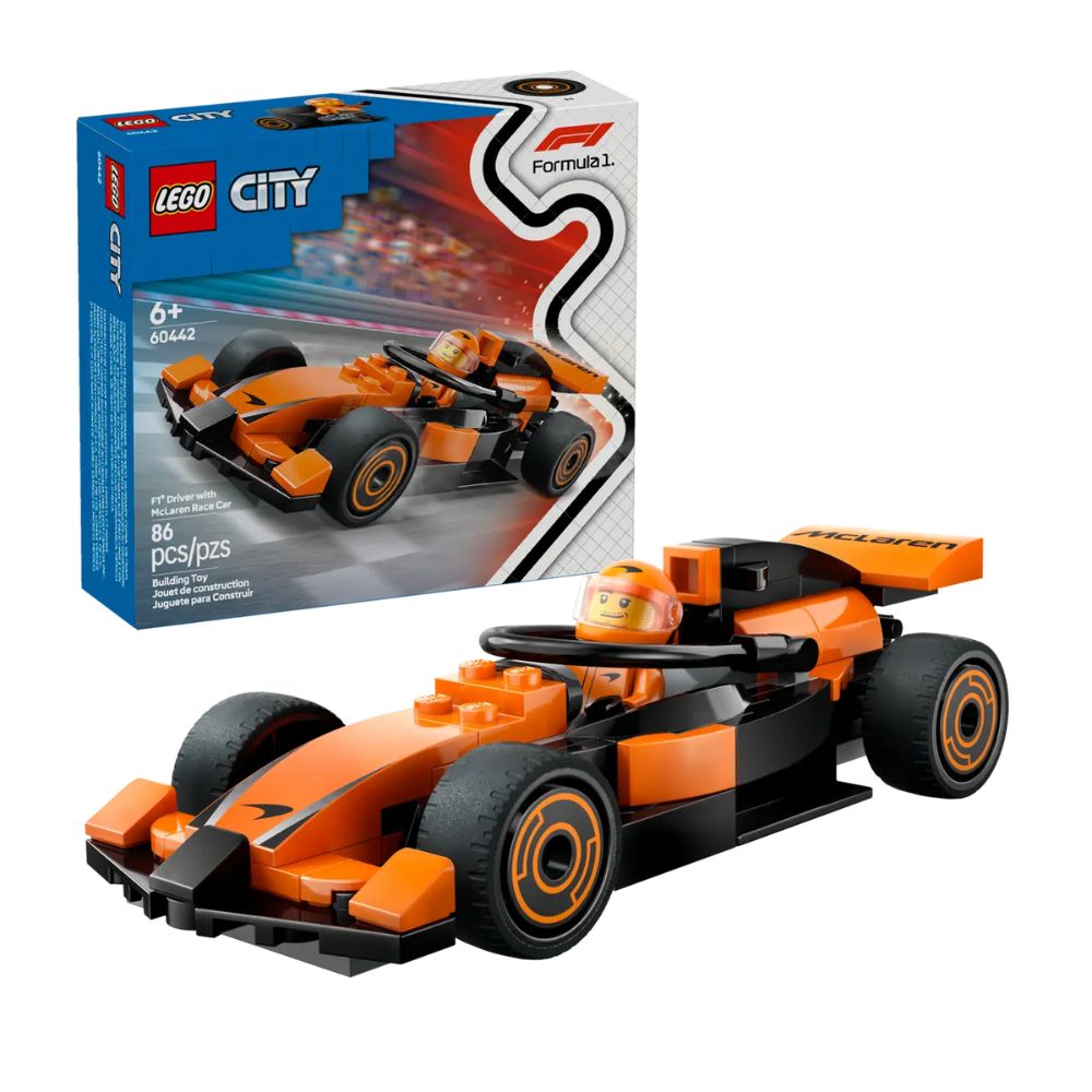 LEGO City F1 Driver With McLaren Race Car 60442 - LEGO, LEGO City