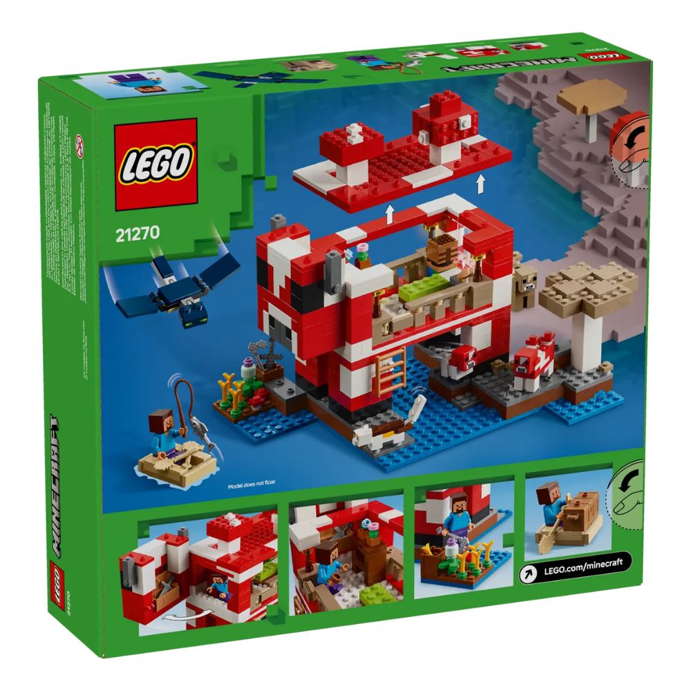 LEGO Minecraft The Mooshroom House 21270 - LEGO, LEGO Minecraft