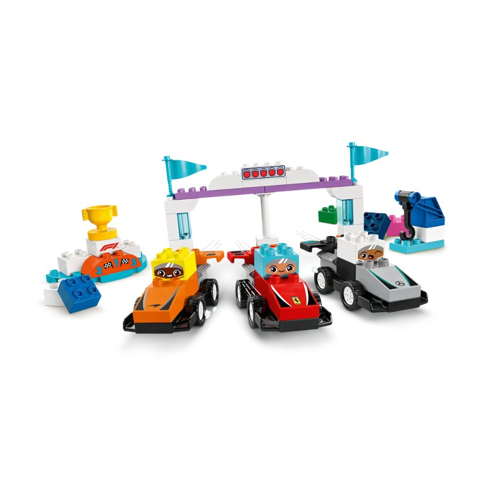 LEGO Duplo F1 Team Race Cars & Drivers 10445 - LEGO, LEGO Duplo