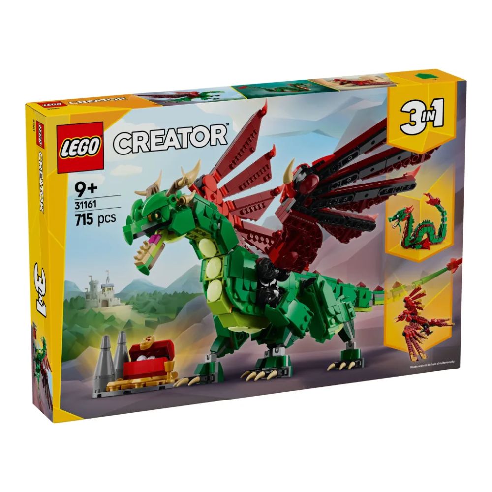 LEGO Creator 3in1 Medieval Dragon 31161 - LEGO, LEGO Creator