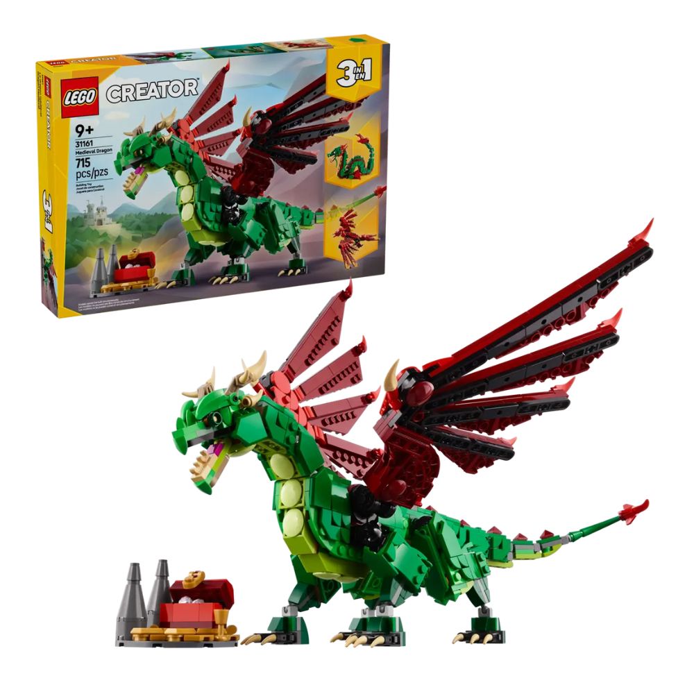 LEGO Creator 3in1 Medieval Dragon 31161 - LEGO, LEGO Creator