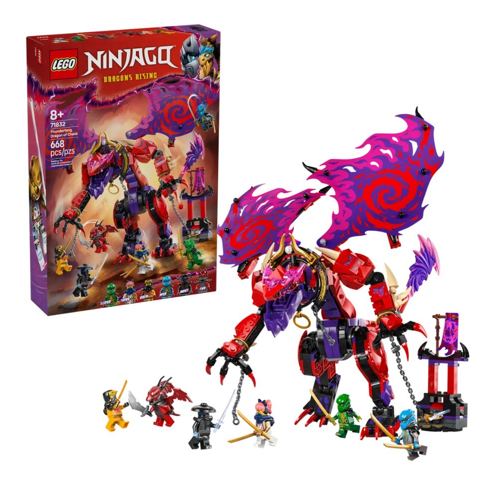 LEGO Ninjago Thunderfang Dragon of Chaos 71832 - LEGO, LEGO Ninjago