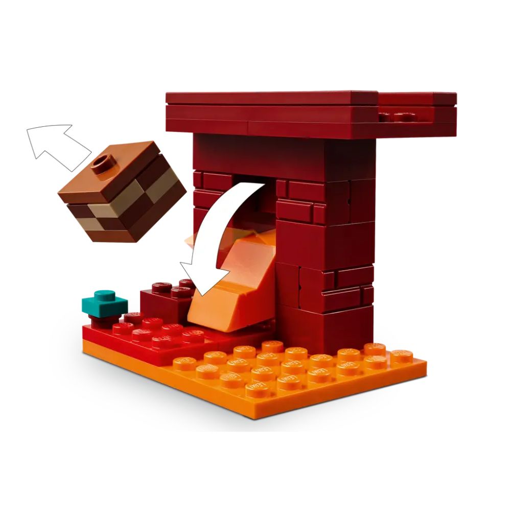 LEGO Minecraft The Nether Lava Battle 21266 - LEGO, LEGO Minecraft