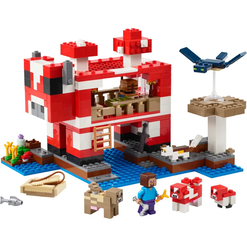 LEGO Minecraft The Mooshroom House 21270 - LEGO, LEGO Minecraft