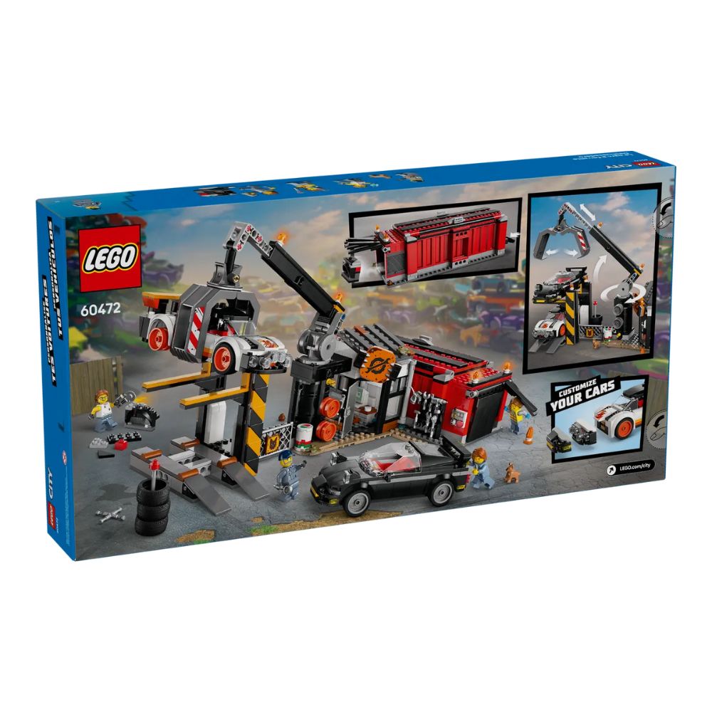 LEGO City Scrapyard With Cars 60472 - LEGO, LEGO City