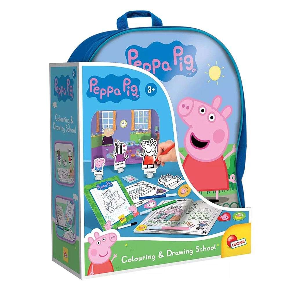 Lisciani Peppa Pig Backpack Τσαντάκι Ζωγραφική και Σχεδίαση 14.95841 - LISCIANI