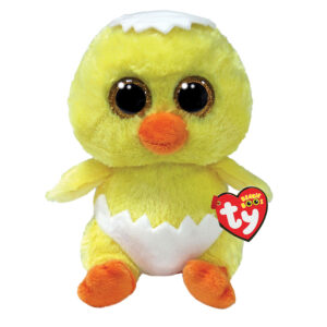 TY Beanie boos Peetie Χνουδωτό Κοτοπουλάκι σε Αυγό Κίτρινο 15cm 1607-37343 - AS Company