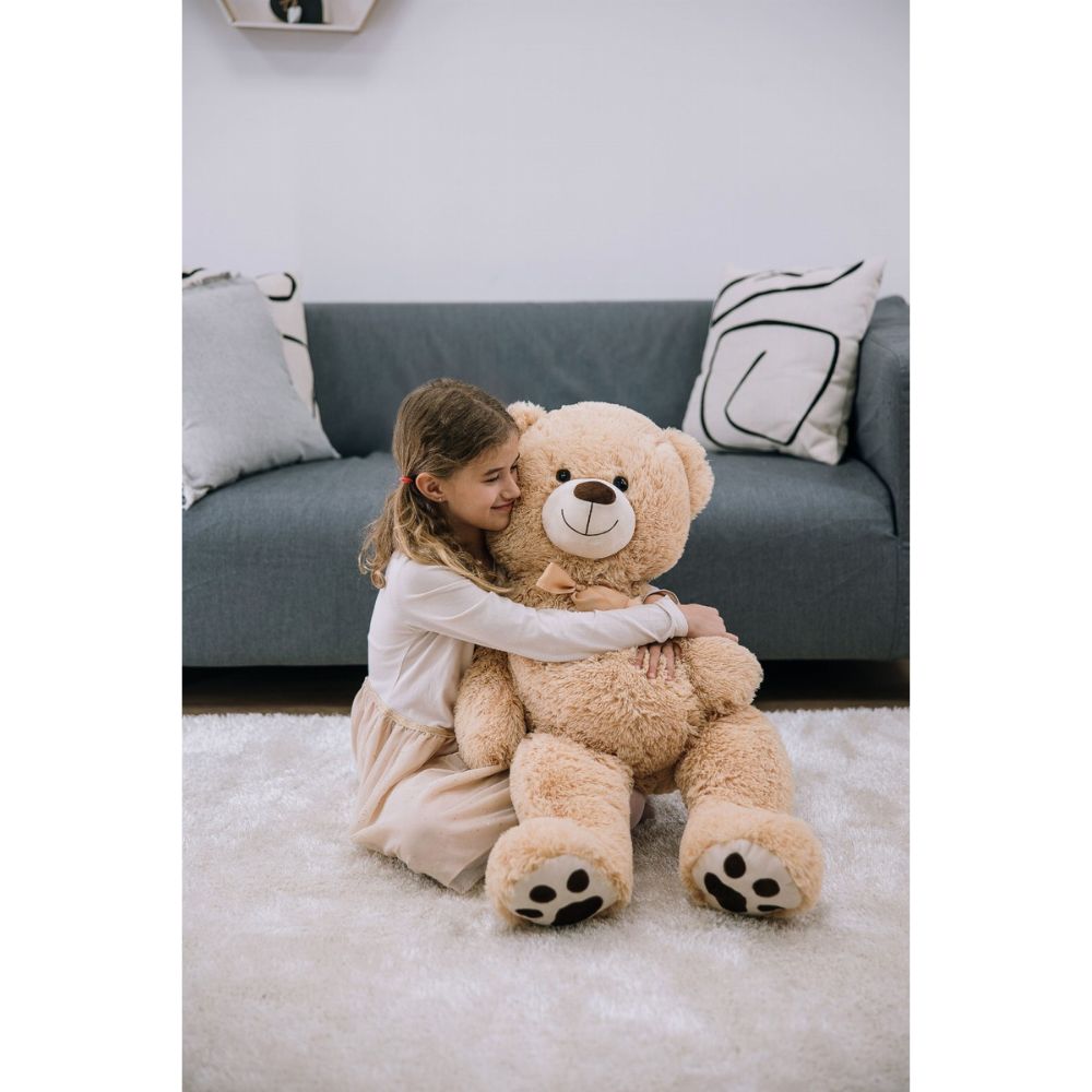 FreeOn Λούτρινο Αρκουδάκι Teddy Bear Fluffy 100cm 84850 - FreeOn