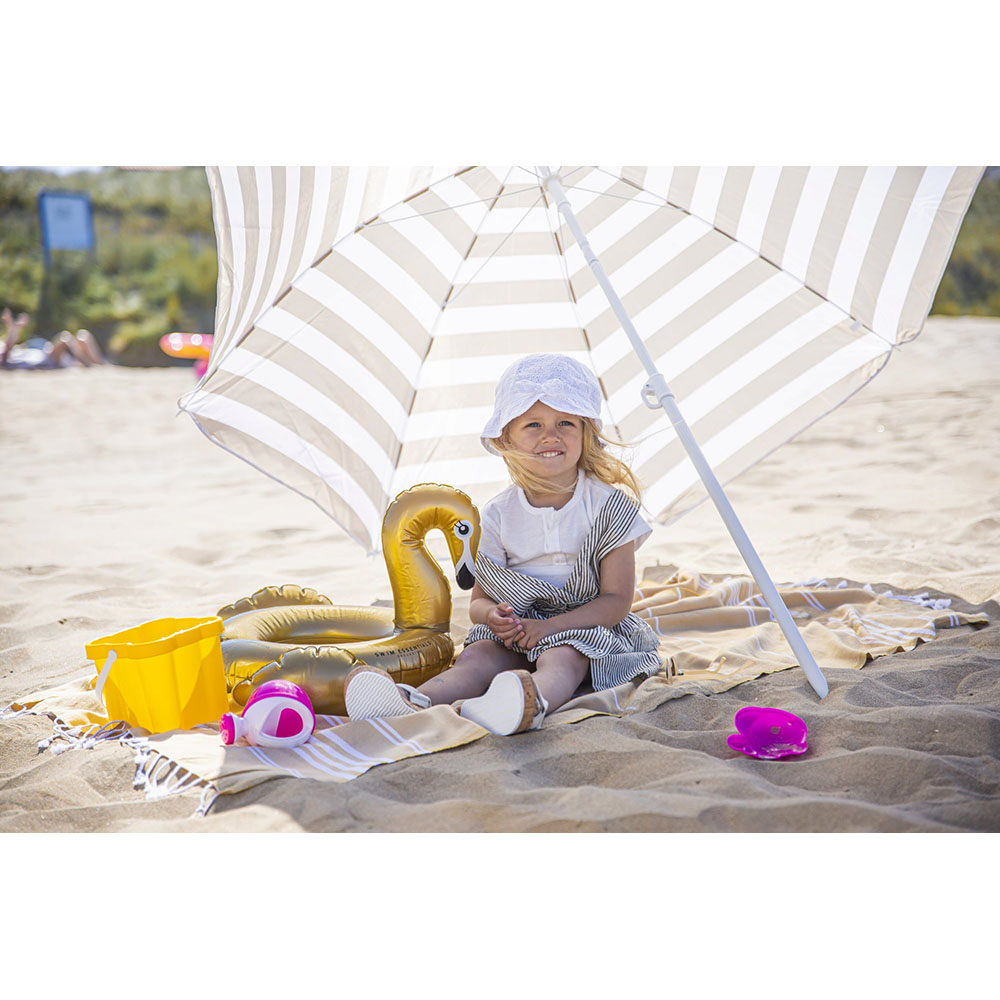 Swim Essentials Φουσκωτό Σωσίβιο Θαλάσσης Swan χρυσό (Φ56) - Swim Essentials