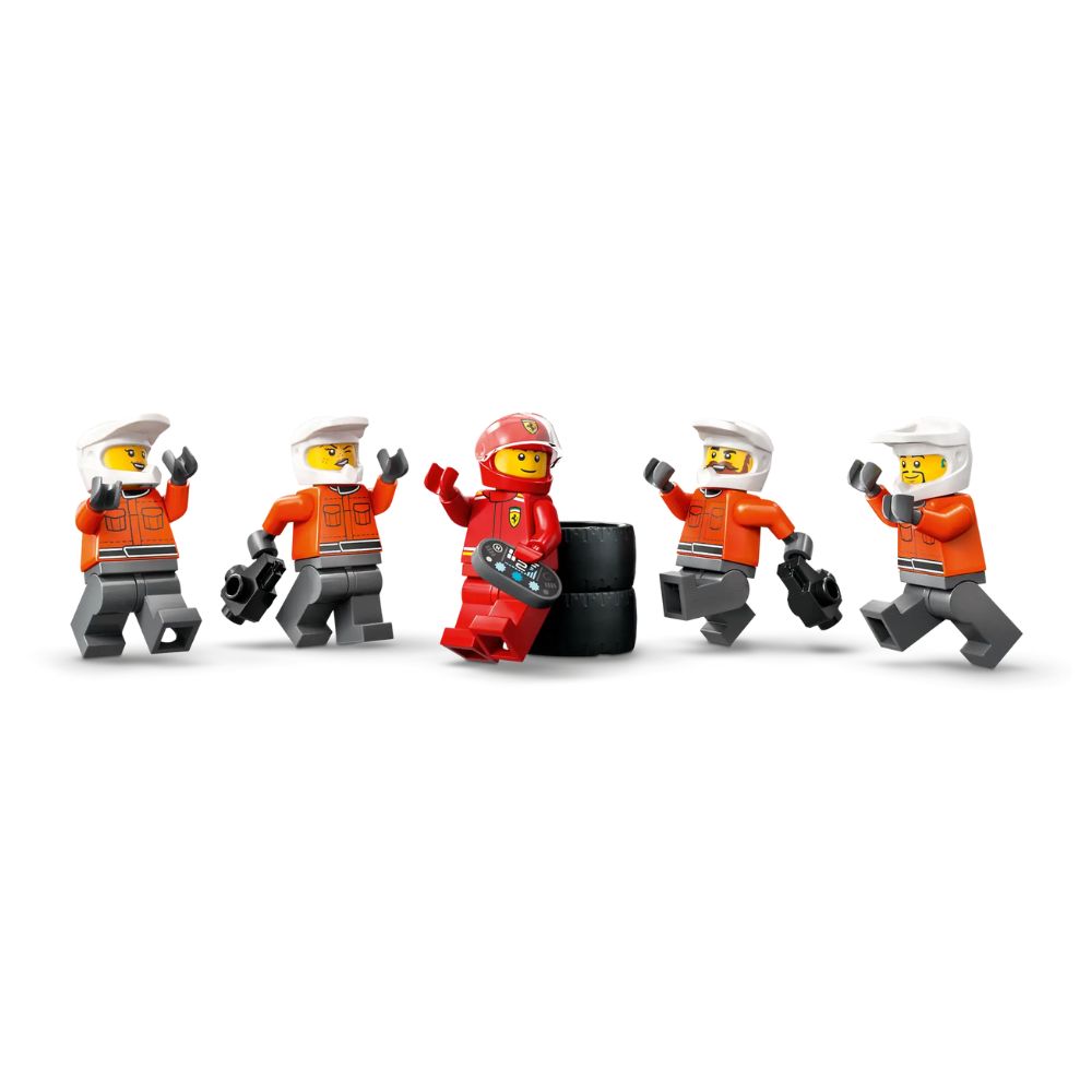 LEGO City F1 Pit Stop & Pit Crew With Ferrari Car 60443 - LEGO, LEGO F1®