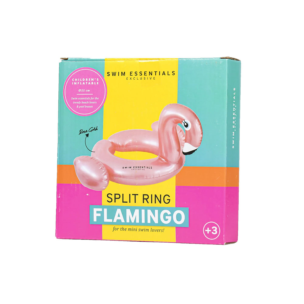 Swim Essentials Φουσκωτό Σωσίβιο Θαλάσσης Flamingo ροζ (Φ56) - Swim Essentials