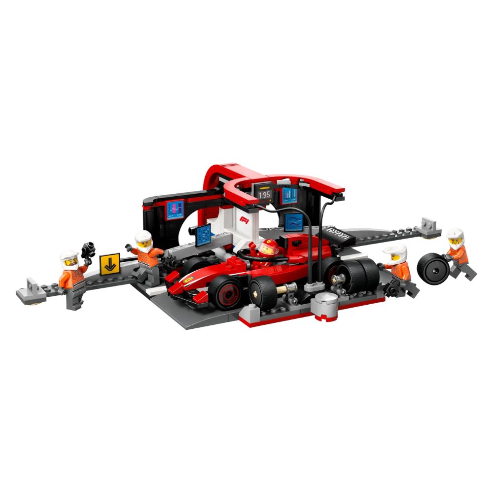 LEGO City F1 Pit Stop & Pit Crew With Ferrari Car 60443 - LEGO, LEGO F1®