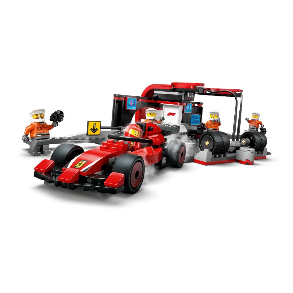 LEGO City F1 Pit Stop & Pit Crew With Ferrari Car 60443 - LEGO, LEGO F1®