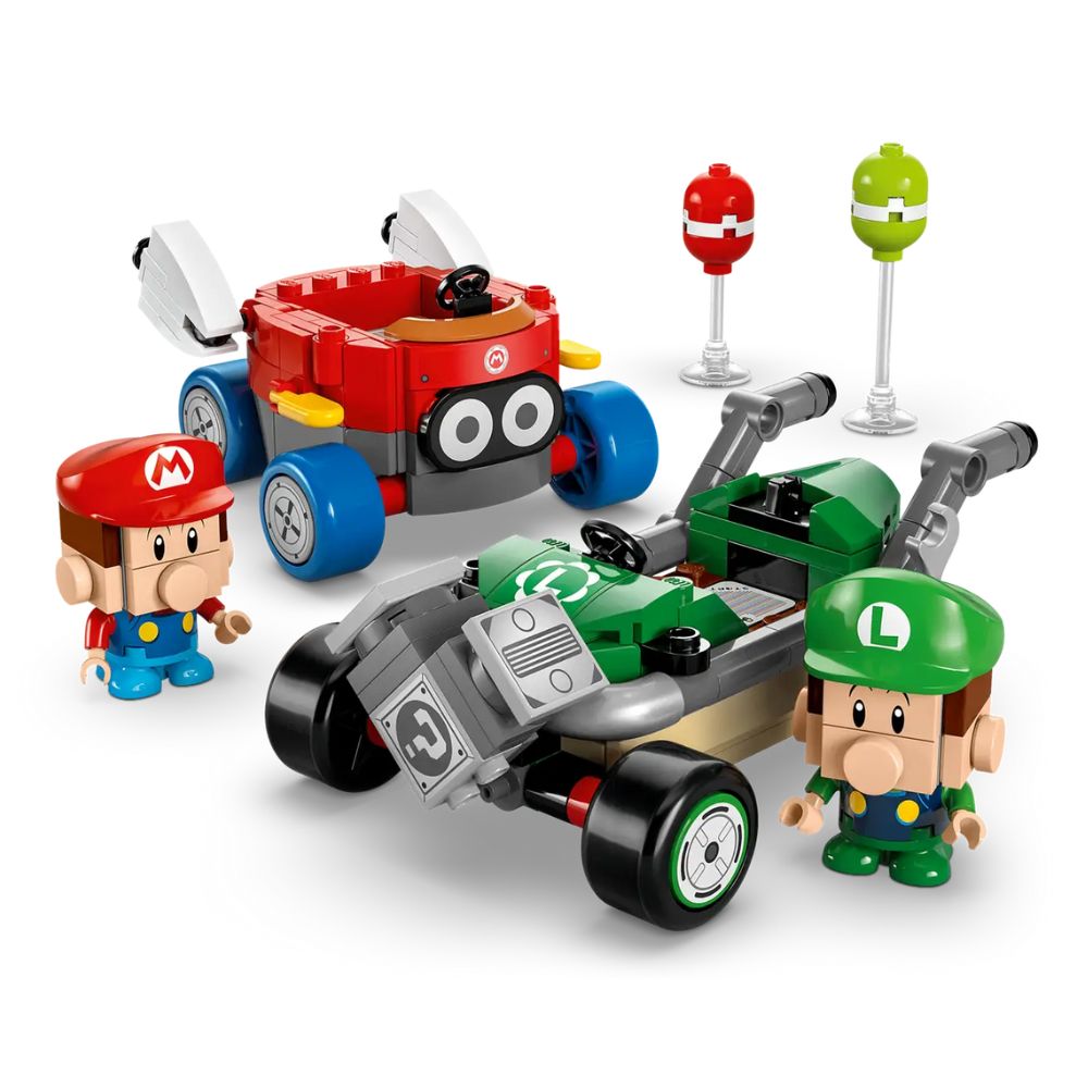 LEGO Super Mario Kart-Baby Mario vs. Baby Luigi 72034 - LEGO, LEGO Super Mario