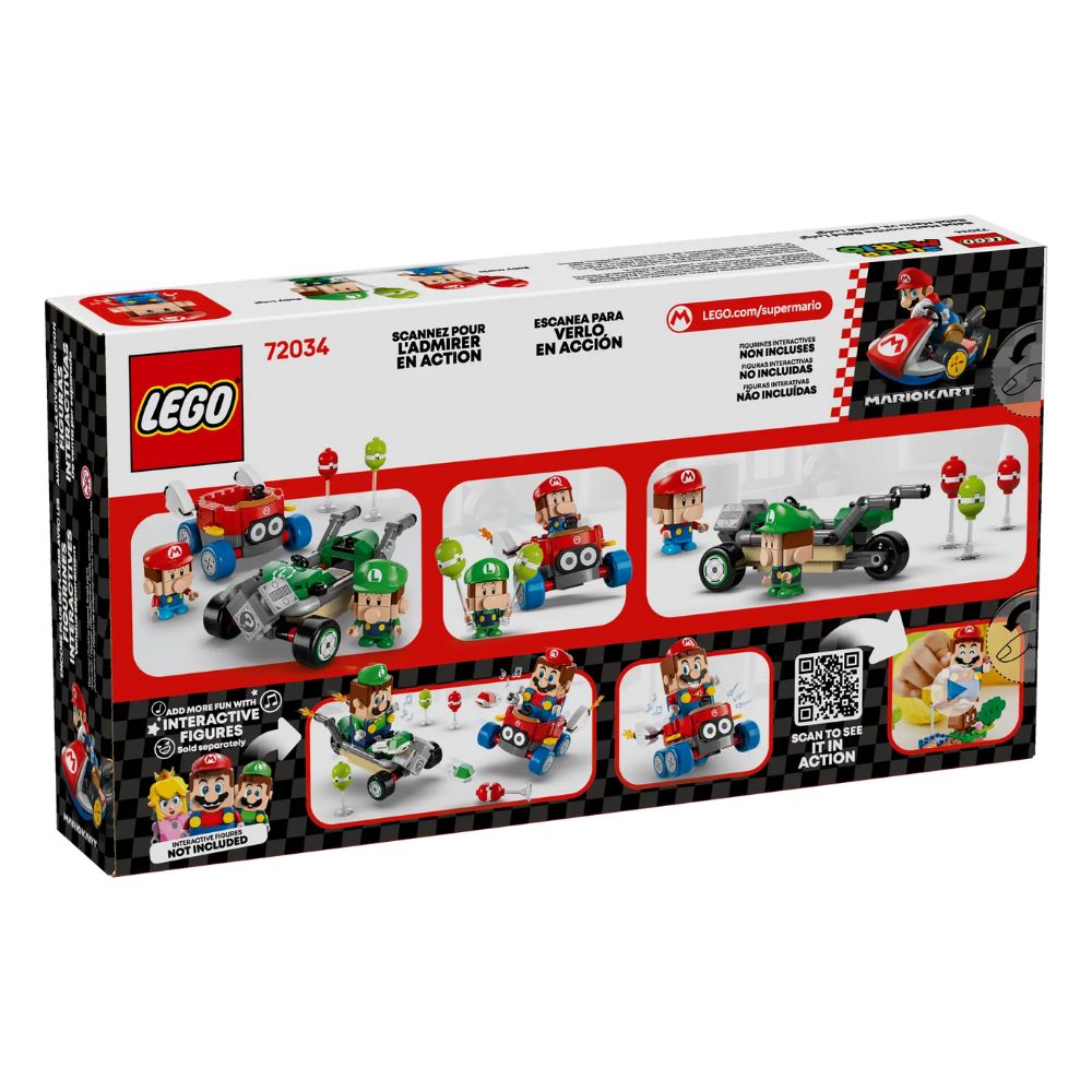 LEGO Super Mario Kart-Baby Mario vs. Baby Luigi 72034 - LEGO, LEGO Super Mario