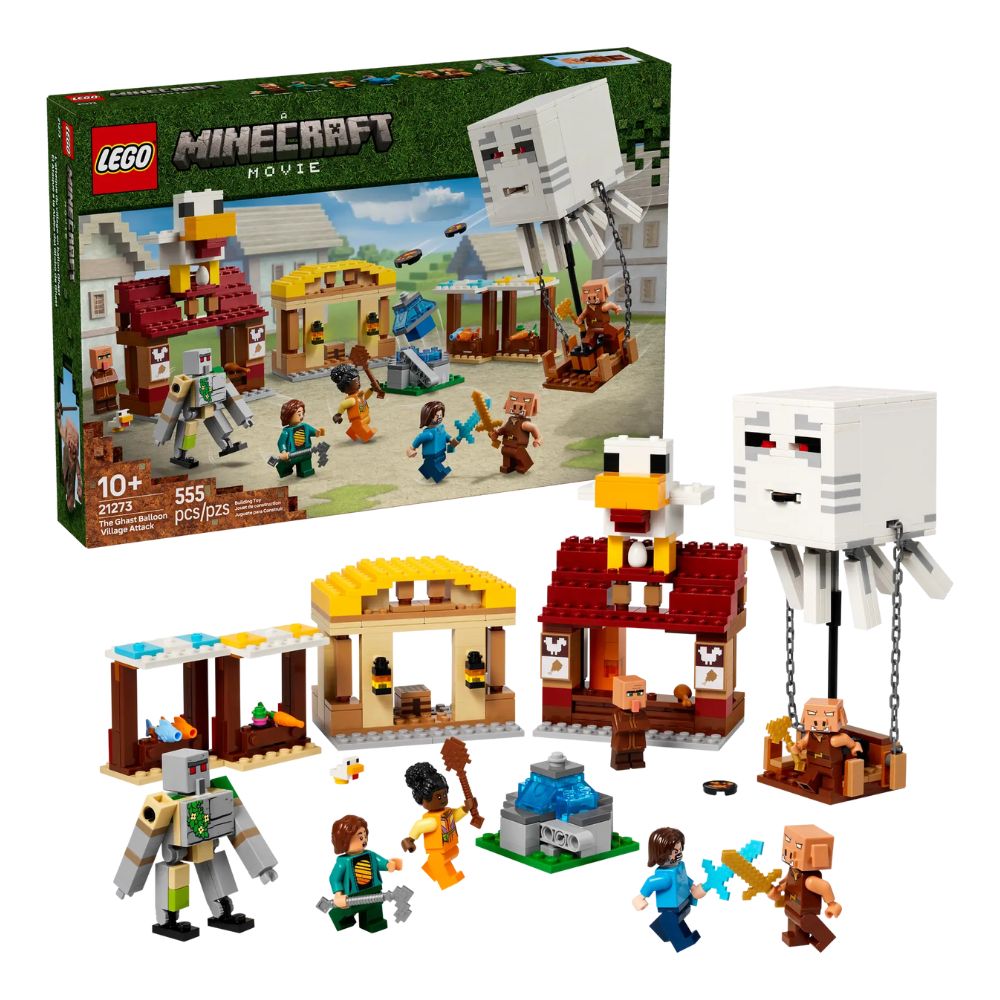 LEGO Minecraft The Ghast Balloon Village Attack 21273 - LEGO, LEGO Minecraft