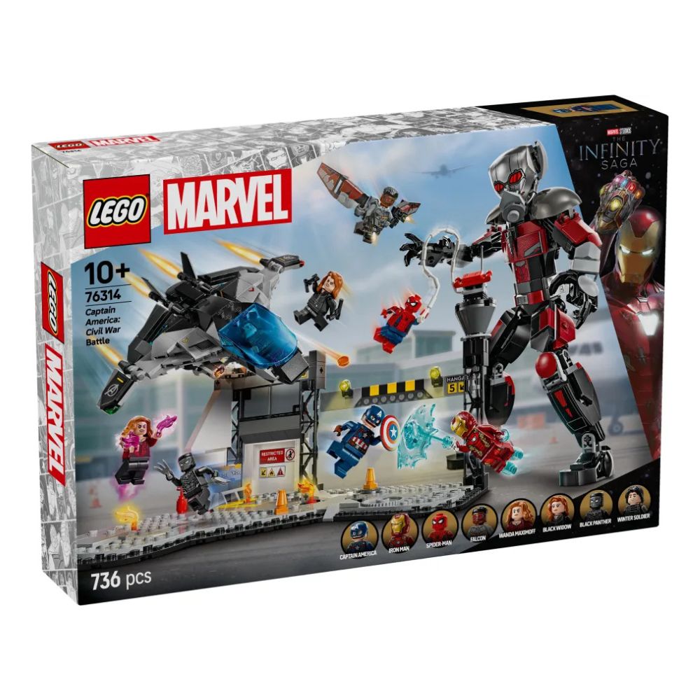 LEGO Super Heroes Captain America: Civil War Action Battle 76314 - LEGO, LEGO Marvel Super Heroes