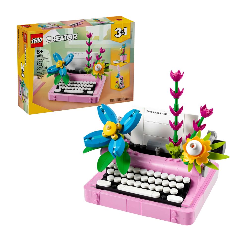 LEGO Creator 3in1Typewriter With Flowers 31169 - LEGO, LEGO Creator