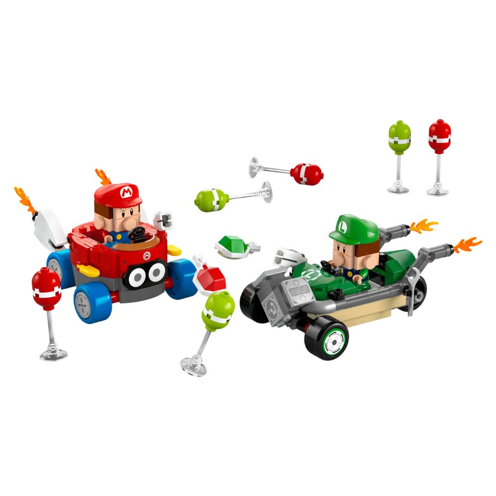 LEGO Super Mario Kart-Baby Mario vs. Baby Luigi 72034 - LEGO, LEGO Super Mario