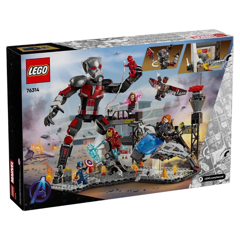 LEGO Super Heroes Captain America: Civil War Action Battle 76314 - LEGO, LEGO Marvel Super Heroes