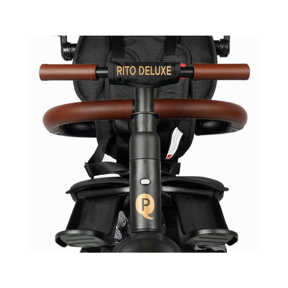 QPlay Ποδήλατο Τρίκυκλο Rito Deluxe Air Gel Wheels Brown 01-1212068-04 - QPLAY