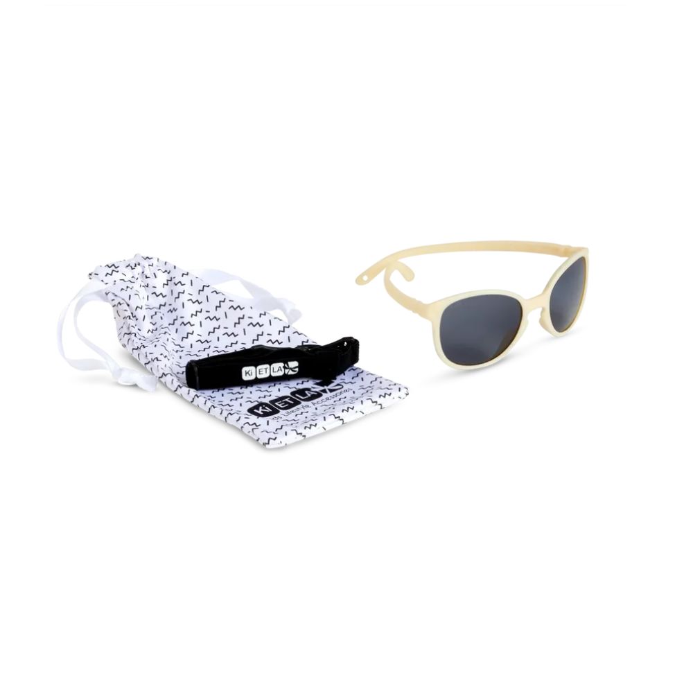 Kietla Γυαλιά Ηλίου Wazz 1-2 ετών Wayfarer Ivory - Kietla