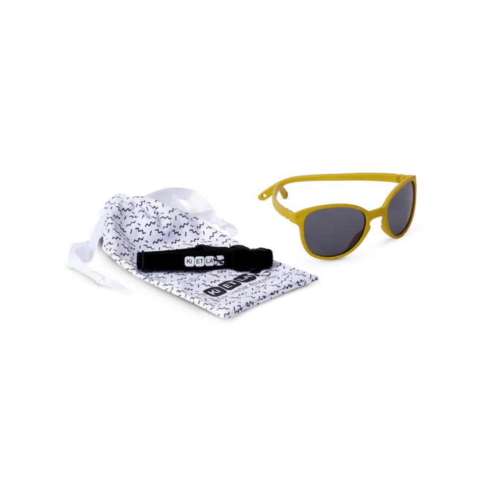Kietla Γυαλιά Ηλίου Wazz 2-4 ετών Wayfarer Mustarnd Yellow - Kietla