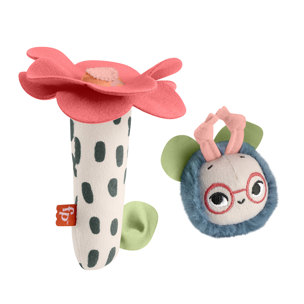Mattel Fisher-Price Planet Friends Κουδουνίστρα Λουλουδάκι Μελισσούλα HYR56 - Fisher-Price