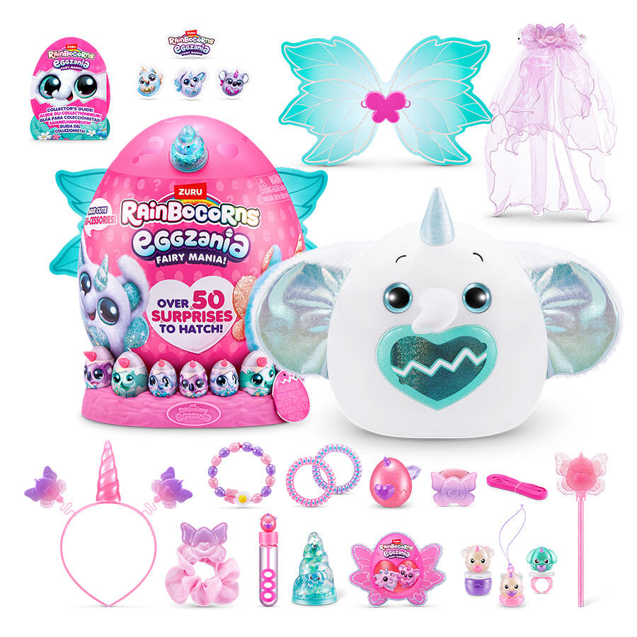 Zuru Rainbocorns Αυγό Eggzania Fairy Mania Series 1 11892106 (3 Σχέδια) - Zuru Rainbocorns