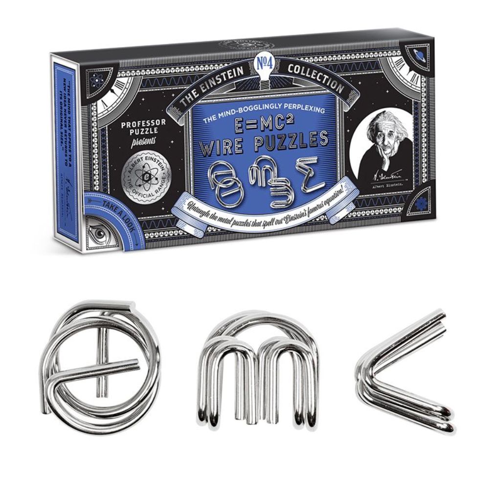 Professor Puzzle Einstein E=mc2 Metal Puzzles EIN-4 - Professor Puzzle