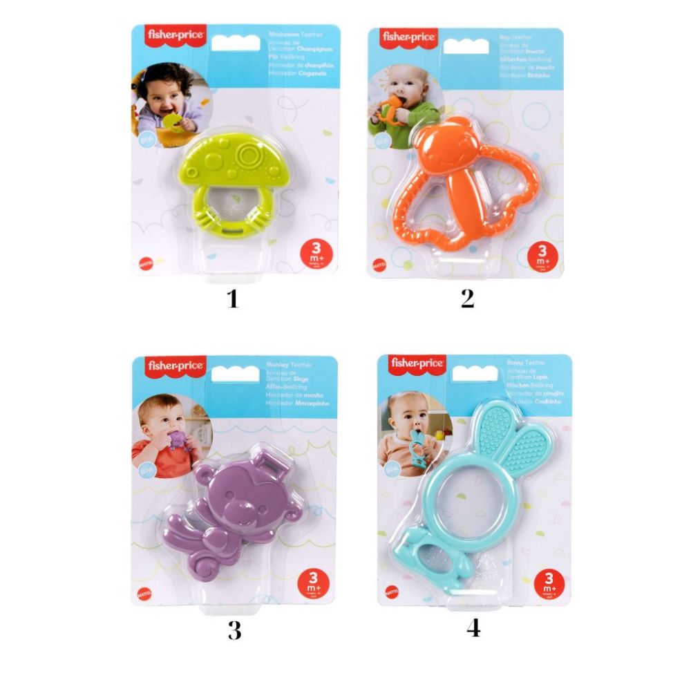 Mattel Fisher Price Ζωάκια Οδοντοφυΐας JFJ95 (Διάφορα Σχέδια) - Fisher-Price