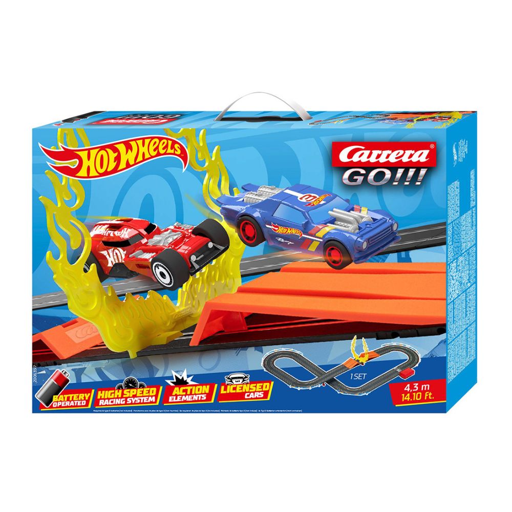 Carrera Go!!! Πίστα Αγώνων Slot Racing Hot Wheels Battery Operated 091033 - Carrera