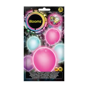 Illooms Φωτεινά Μπαλόνια Girlie 5 τμχ LLM09000 - illooms