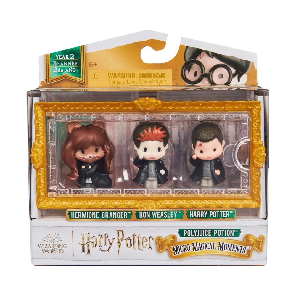 Spin Master Harry Potter - Hermione Granger / Ron Wisley / Harry Potter 3Pack Mini Figure 6068608 - Spin Master