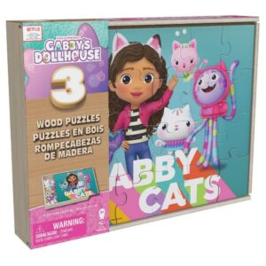 Spin Master Gabby's Dollhouse Ξύλινο Παζλ 3 σε 1 Γκάμπι 6066549 - Spin Master