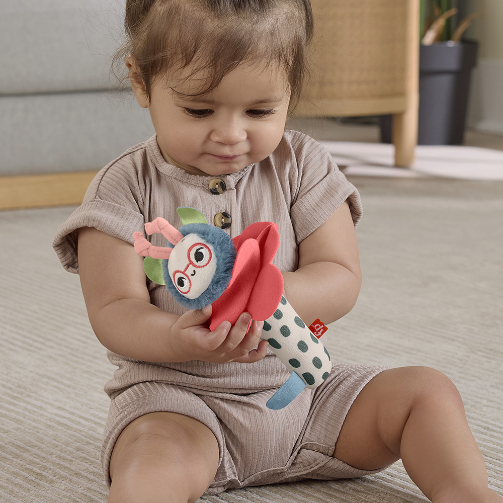 Mattel Fisher-Price Planet Friends Κουδουνίστρα Λουλουδάκι Μελισσούλα HYR56 - Fisher-Price
