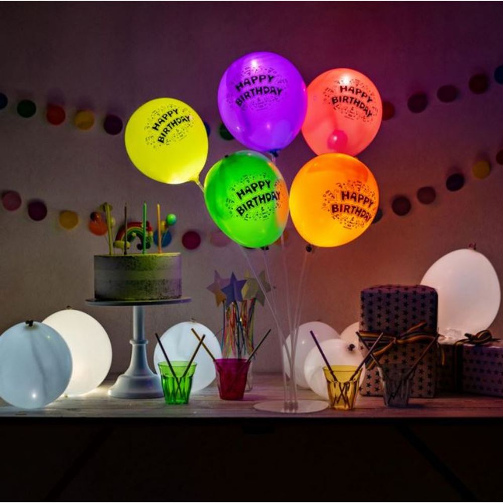 Illooms Μπαλόνια Happy Birthday 5τμχ LLM11000 - illooms